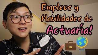 EMPLEOS y HABILIDADES que Buscan en el Ámbito Actuarial  ¿Experiencia Maestría o Certificaciones [upl. by Louise]