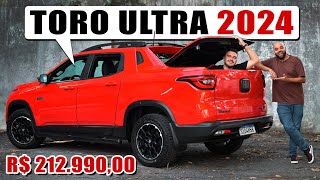 FIAT TORO ULTRA 2024 tudo sobre a versão top de linha da picape que mudou o mercado [upl. by Atnoed]