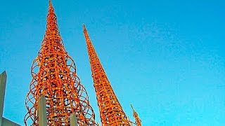 A Walk Around Watts Towers Los Angeles [upl. by Moitoso]