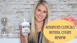 Advanced Clinicals Retinol Firming Cream Review [upl. by Kcirdled530]