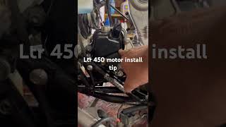 Ltr 450 motor install tip [upl. by Jolie]