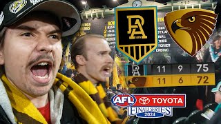 GREATEST FINALS THRILLER Port Adelaide v Hawthorn Semi Final AFL Vlog [upl. by Renae]