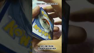 First time pulling Pokemon booster pack What did you get [upl. by Bebe]