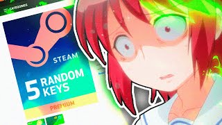 eu COMPREI keys ALEATÓRIAS pra STEAM e 💸😓 [upl. by Bokaj318]