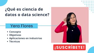 Qué es la ciencia de datos o data science [upl. by Oah]