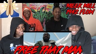 Meek Mill  1942 Flows Official Video  REACTION [upl. by Firahs]