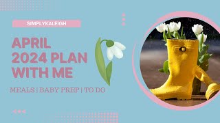 April Plan with Me  Colibri Paper Co Weekly Planner  2024 [upl. by Porta]