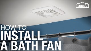 How to Replace and Install a Bathroom Exhaust Fan [upl. by Vastha]