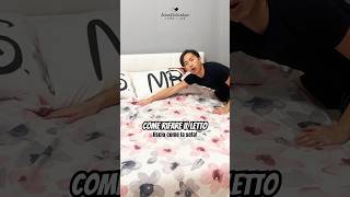 COME FARE IL LETTO Secondo la mia ragazza shorts videodivertenti coppia AsianItalianLove [upl. by Orpheus]