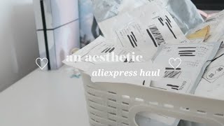 an aesthetic aliexpress haul [upl. by Halilad871]