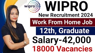 Wipro Recruitment 2024WIPRO Work From Home JobsWipro Vacancy 2024Govt Jobs March 2024 April 2024 [upl. by Esmerelda]