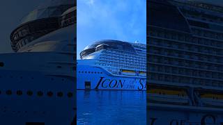 Huge cruise ship Icon of the Seas🚢 come and seek The best travel ever cruise shorts travel [upl. by Kattie554]