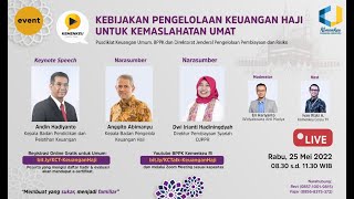 KEMENKEU CORPU TALK EP 48  Kebijakan Pengelolaan Keuangan Haji untuk Kemaslahatan Umat [upl. by Nile]