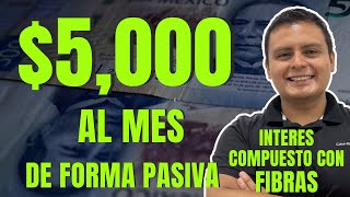 FIBRAS  Como Aplicar el Interés Compuesto en las FIBRAS  Plantilla Gratis [upl. by Waldack]