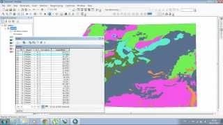 Calcul de la superficie dun shapefile sous ArcMap 101 ArcGis  Tutoriel [upl. by Lepine430]