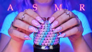 ASMR Tingly Mic Tapping amp Scratching to Help You Fall Asleep 💜No Talking💜 Embellished Mic Covers [upl. by Noma]