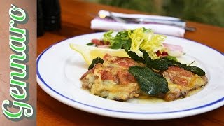 Veal Escalope Recipe with Gennaro [upl. by Aikrehs]