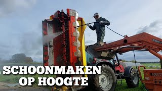 Schoonmaken OP HOOGTE  Boer Gerrit vlogt [upl. by Suoiradal]