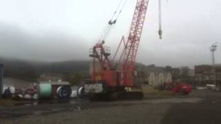 Crawler Crane Ruston Bucyrus RB 800 [upl. by Tsnre]