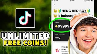 How to Get Free Tik Tok Coins AMAZINGLY Free TikTok Coins in 2024 MUST TRY [upl. by Enetsuj713]