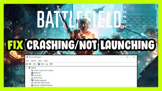 How to FIX Battlefield 2042 Crashing  Not Launching [upl. by Xirdnek]