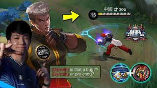 FINALLY CHOU EXP LANE IN MPL IS BACK I TRY THE NEW BUILD CHOU PRO PLAYER  Mobile Legends [upl. by Ardnalahs428]