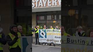 Heutiger Flashmob vor dem Stayery in Ehrenfeld bundesanzeiger dumont verdi [upl. by Albemarle]