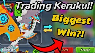 Trading Keruku and Aeries Giveaway⚡️Creatures of Sonaria [upl. by Arraik]