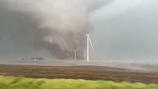 Hurricane Devastates Wind Turbines Unbelievable Destruction Caught on Camera No Thing can Stop it [upl. by Shira]