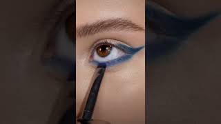 Blue eye makeup🥰😍akbeautyartist6957 shortvideo eyemakeup subscribe viralvideo  trending [upl. by Aicirtam]