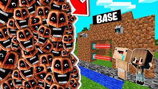 RETO DE LA BASE VS 1000000 THE MIMICER 😨😱 BASE BEBE NOOB VS El MIMICER en MINECRAFT [upl. by Speroni]