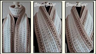 Crochet a Men’s Scarf in Minutes Easy and Stylish DIY Tutorial [upl. by Aciraj]