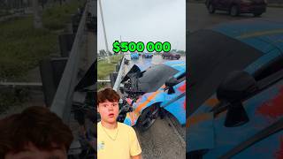 Blogger crashed his mclaren for views [upl. by Nauqel344]