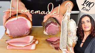 How to make homemade dry cured capocollo  capicola  coppa  lonza Authentic Italian recipe [upl. by Iblok697]