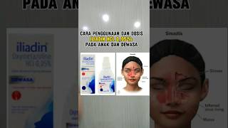 Dosis iliadin nasal spray untuk anak dan dewasa youtubeshorts treatmentplan [upl. by Penhall]