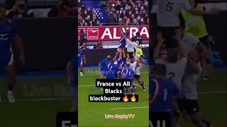 What a blockbuster France team with All Blacks Rugby 🔥🔥 allblacks france rugby [upl. by Patric174]