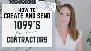 How To 1099 Someone  How Do I Create Send File 1099s for Independent Contractors from my Business [upl. by Walburga]