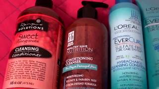 Wen cleansing conditioner alternatives Renpure Salon Grafix Loreal Evercurl [upl. by Clite]