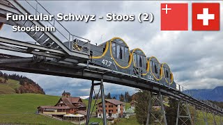 Funicular Schwyz  Stoos 2 October 2024 4K switzerland funicular stoos [upl. by Stauder179]