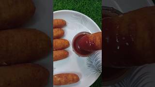 crispy potato bites recipe 😍 potato roll shortscooking shorts viralshortrecipe snackspotatofry [upl. by Yerffe]