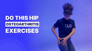 🟣 HIP OSTEOARTHRITIS Physical Therapy  Hip EXERCISES amp STRETCHES [upl. by Nilrac]