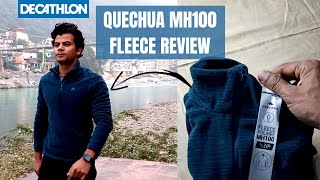 Decathlon Fleece Detailed Review amp Try on 599 only  Decathlon Winter Collection [upl. by Fia]