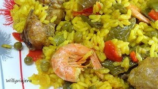 PAELLA DE POLLO🥘🐓 EN OLLA EXPRÉS🥘🐓 [upl. by Trina]