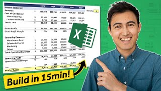 Build a Dynamic Financial Model in Just 15 Minutes [upl. by Crin]