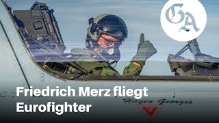 Friedrich Merz fliegt Eurofighter [upl. by Moira]