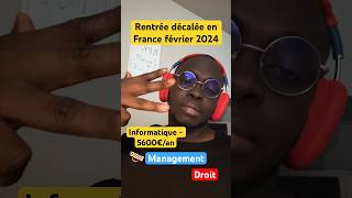 Rentrée Décalée 2024 en France informatique  Management campusfrance [upl. by Kitchen]