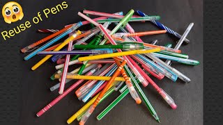 3 Best Craft Ideas Out Of Waste Pens  Reuse Of Old Pens  Best Out Of Waste Craft Ideas [upl. by Kemble]