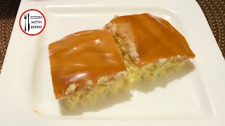 Tres Leches Cake  Turkish Style Milk Cake Recipe By COOK WITH ZARA [upl. by Ittocs285]