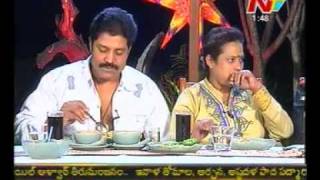 Dine with Ntv  Tollywood Hero  Real Star Sri Hari Couple  03 [upl. by Cedell]