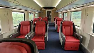 VIP Business Class Lao china Railway my journey from Luang prabang  Laos 2022  First class travel [upl. by Brose53]